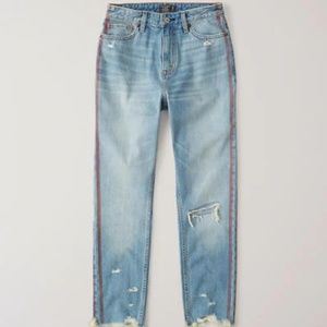 A&F High Rise Mom Jeans